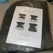 Vuly Tent Walls - Trampoline Surround (Black) New In Bag