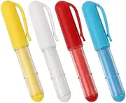 4pcs Chalk Pen Fabric Marker Sewing Chalk Drawing Supplies Tailor for Marking Tailor Plastic Leather Quilting Crafts