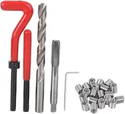 Marhynchus 25Pcs Thread Repair Insert Kit M10 With Transparent Plastic Box For Processing Machinery