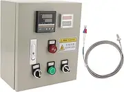 PID Temperature Controller Smart Thermostat Control Box Digital Temperature Control with K Type Thermocouple for IR Oven Curing Machine Plastic Machinery 380VAC 7.5KW 0 400℃