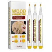 Wood Burning Marker Pen Scorch Pen For Wood Drawing Oil-Based Ink High Quality