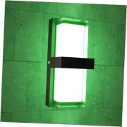 RGBCWW Color Changing LED Outdoor Wall Lights,14in 22W Smart Exterior Style 1