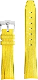 [MGTCAR] For Omega X Swatch Joint MoonSwatch Strap Seamaster 300 Men Women 20mm Rubber Silicone Curved End Bracelet