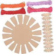 HEALSOPTHY 1Set DIY Basket Making Weaving Kit for Safe Materials for Creative Crafts for Handicraft Classes and Family Activities