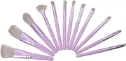Makeup Brush Set for Women 12pc Travel Makeup Brushes Blush Eyeshadow Lip Brushes Cosmetics Supplies