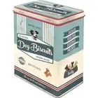 Nostalgic Art Tin 3L/20cm Metal Large Dog Biscuit Storage Box Organiser Canister