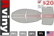 Rtint Precut Window Tint Kit for Nissan Altima 2007-2012 (Sedan) Tinting Films (for: Nissan)
