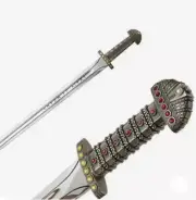 "Handmade Viking Sword: Inspired by King Ragnar Lothbrok - Authentic Design"