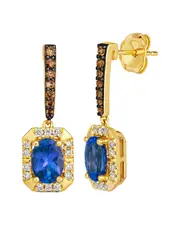 Le Vian Euphoria Chocolate 14K 1.47 ct. tw. Diamond & Tanzanite Earrings