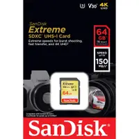 在飛比找蝦皮購物優惠-SanDisk Extreme SDXC UHS-1(V30