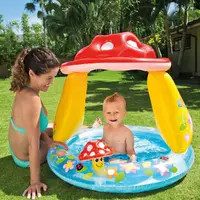 在飛比找蝦皮購物優惠-兒童戲水池 幼童泳池 戲水游泳池玩具游泳池兒童 嬰兒游泳池蘑