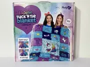 Pretty Me Unicorn Tuck 'N Tie Blanket Making Kit No Sewing Ages 5 & Up
