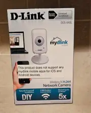 D-Link DCS-940L Wireless N H.264 Network Camera Enhanced Surveillance Remote NIB