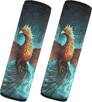 GAIREG Fire Phoenix Seatbelt Covers Car Seat Belt Shoulder Pad