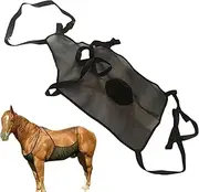 Goat Apron, Anti-Breeding Skirt, Anti-mating for Goats, Cattle Clothing Apron with Adjustable Anti-Breeding Apron Designed for Goats, Sheep and Other Soul, Black, riferimento alla descrizione