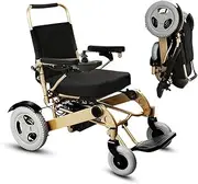 New portable lightweight highly foldable electric wheelchair elderly disabled