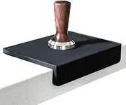 watchget Espresso Tamping Mat, Coffee Tamper Mat, Black Silicone Food Grade Pad, 8Inch X 6Inch Coffee Tamp Station, Espresso Accessory, Waterproof and Heat Resistant