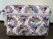Vera Bradley DISNEY BELLE FLORAL Triple Compartment Crossbody Bag BEAUTY & BEAST