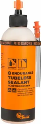 Orange Seal Endurance Tubeless Tire Sealant with Twist Lock Applicator - 8oz