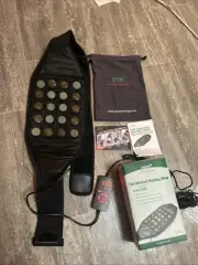 UTK Heating Pad For Back Pain Relief, 20 Natural Jade And Tourmaline Stones