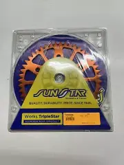 Sunstar Works Triplestar Aluminum Rear Sprocket - 48T - Orange KTM - 5-354748OR