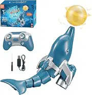 Remote Control Dolphin Toy - Realistic RC Dolphin | Fun High Simulation Dolphin Water Toys Unique Ball Rotation Design