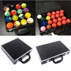 Portable PU Billiard Balls Carrying Case Pool Billiards Accessories