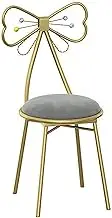 Makeup Room Vanity Stool with Golden Leg Modern Multifunctional Dressing Chair for Bedroom and Side Table End Table C 2