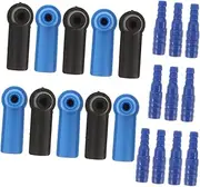 PLAFOPE 10Pcs Brake Bleeder Adapter Kit Easy Identification Brake Fluid Exchange Tool for Cars Motorcycles and Trucks Compatible with Various Vehicle Models Distinctive Color