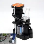 Motorcycle Bike Wheel Tire Pressure Gauge Cycling Pump Pedal Air Inflator Tool