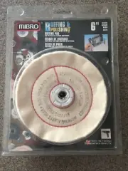 Mibro Buffing Polishing Pad Medium 6 Inch - For Bench Grinders Power Drills