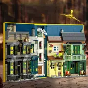 JIESTAR Building Blocks JJ9058 The Magical Shop & Books DIY toy 1976 pcs