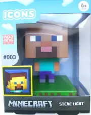 Mojang Icons Minecraft Steve Light New