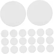 HEALEEP 20pcs Downlight Diffuser Plates Round Shading for LED Lamps Easy Installation Light Diffusion Accessories Enhance Lighting Atmosphere and Uniformity Compatible with Downlights