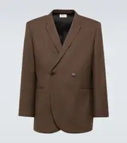 [The Row] The Row Toyo wool serge suit jacket AU 96 brown