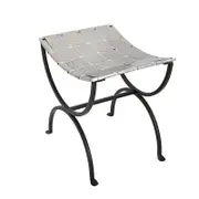 Accent Dining Hallway Bedroom Black Steel Bench