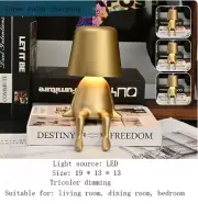 Touch Desk Lamp, Study Room, Bedside Lamp, Decorative Lamp USB Charge Gold J