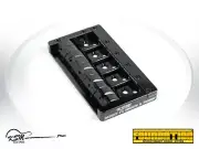 KSM Foundation Bass Bridge (5-String) Black Bolt 5BBS 17mm