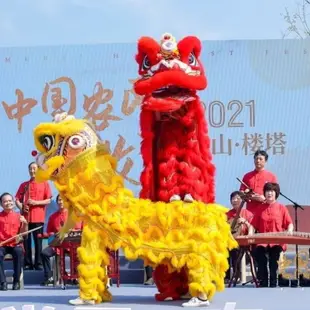 南獅舞獅道具醒獅舞龍舞獅整套澳洲羊毛佛山獅頭學生獅子