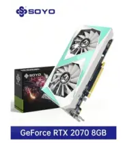 SOYO RTX 2070 Super 8GB GDDR6 VRAM, DisplayPort, HDMI, USB-C Graphics Card - NEW