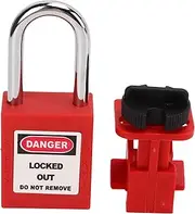 A Miniature Switch Lock Set with an Easy Blocking Screw, Ideal for Electrical, Chemical and Automotive Industry, Chrome Metal Beam