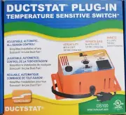 Suncourt Ductstat Temperature Sensitive Switch, Plug-In Duct Fan Switch DS100