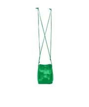 Bottega Veneta Small Cassette Drawstring Shoulder Bag One size Parrot Green