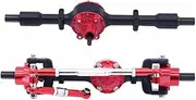 Car Front Rear Axle Set Upgrade Parts for WPL C14 C24 C34 C44 B14 B24 1/16 RC Car Upgrades Parts Accessories WPL Metal Fr&on&t and Rear Axle Set Front Rear Axle Scale RC Car(Black B)