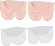 Vaguelly 2Pairs Gel Toe Protector with Cushioning for Big Toe Protection for Any Foot Breathable Non Slip Material Reusable and Washable Toe Cover for Sandals and Closed