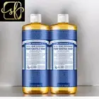 Dr. Bronner’s - Pure-Castile Liquid Soap (Peppermint, 32 ounce, 2-Pack) - Made w