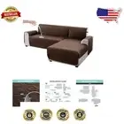 Luxury L-Shaped Sofa Covers - Waterproof & Reversible Couch Protector for Pets