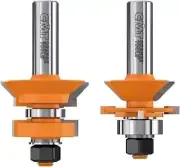 CMT 855.506.11 V-Tongue & Groove Bit Set, 1/2-Inch Shank, 1-3/4-Inch...