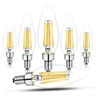 B10 LED Candelabra Light Bulb,E12 Base 5W Equivalent 50W, Warm White 2700K, F...