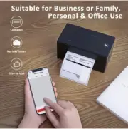 Thermal Shipping Label Printer-Bluetooth/USB-For Small Business, incl 100 Labels